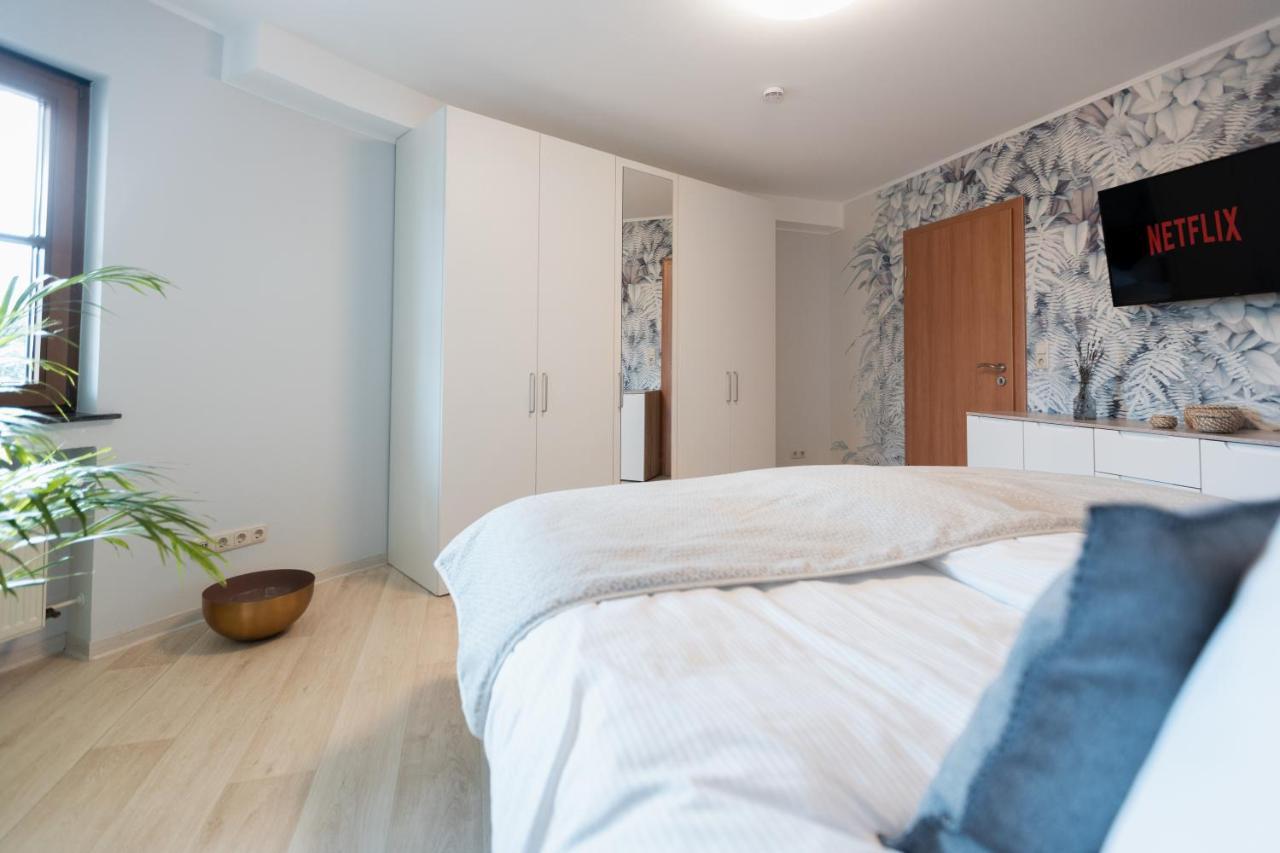 Erholung In Der Natur In Moselnaehe, King Size Bett, Netflix, Waschmaschine, Trockner Bengel Exterior foto